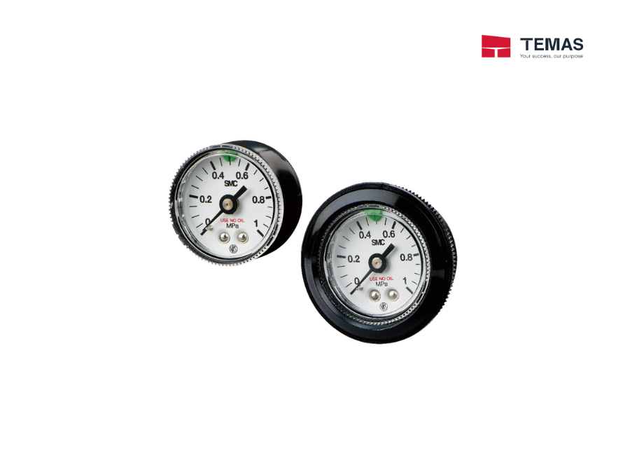 OIL-FREE EXTERNAL PARTS COPPER-FREE PRESSURE GAUGE SMC G46E